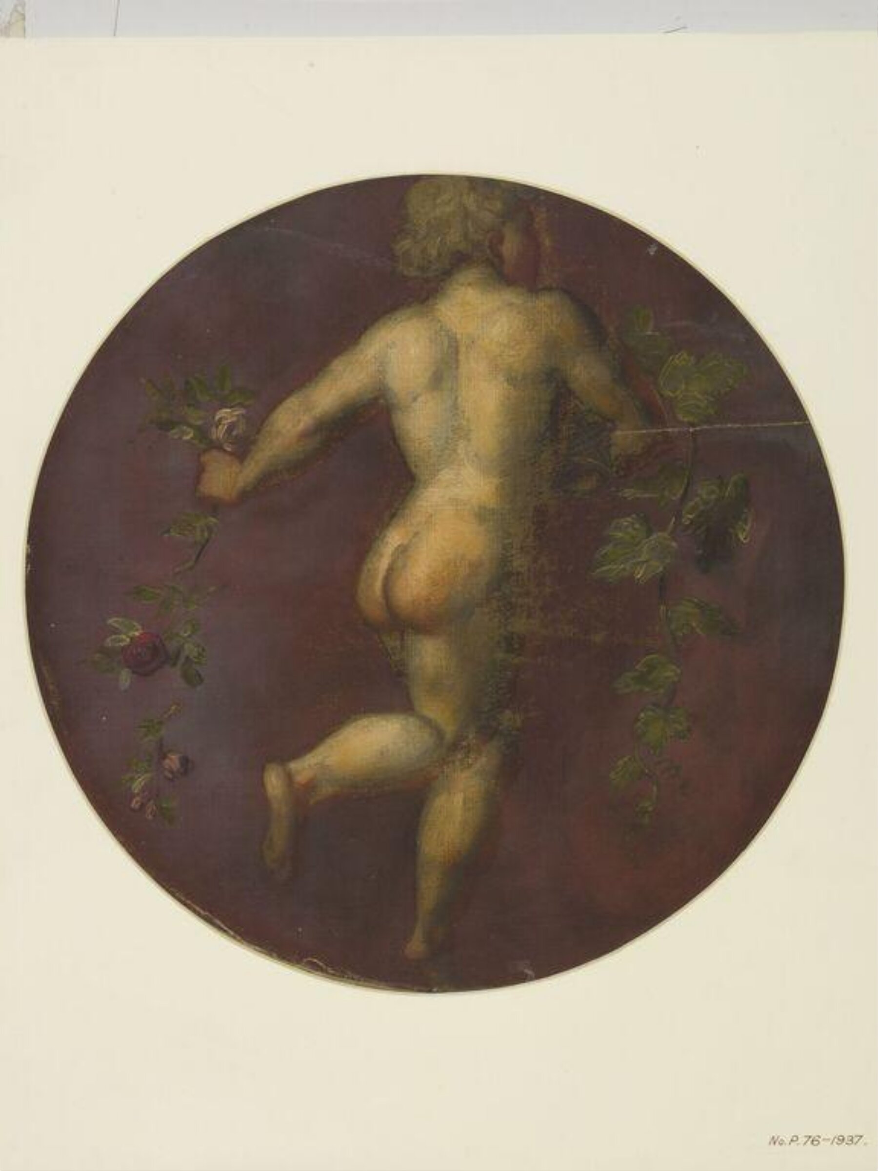 Painted Roundel, Forster, 1870-71