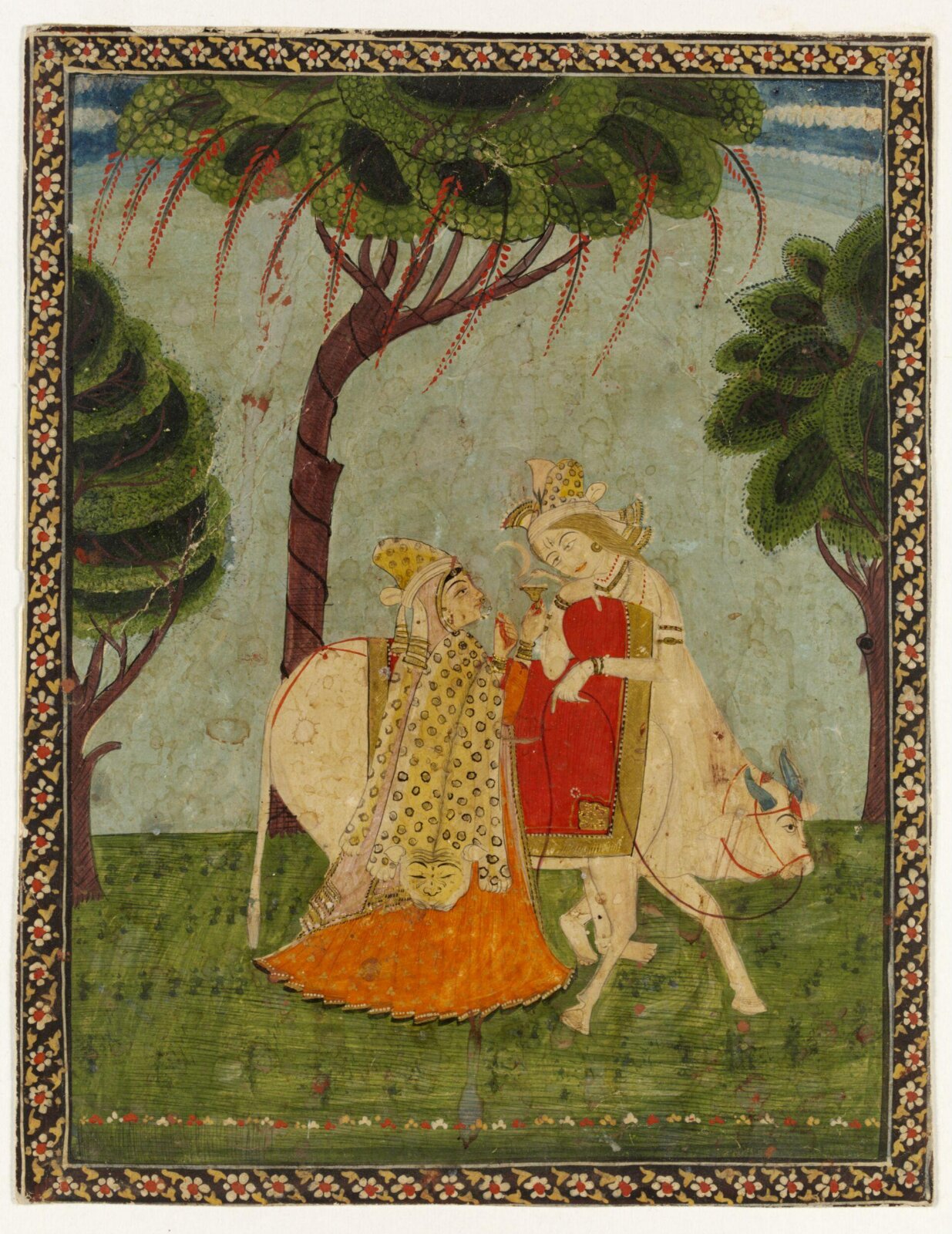 Shiva and Parvati, ca. 1860