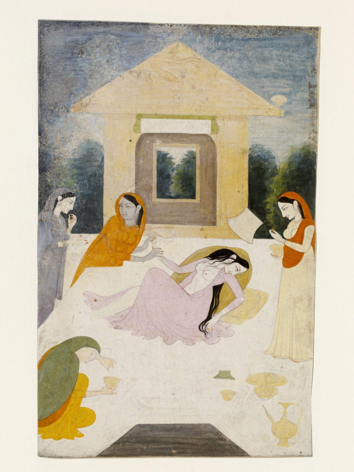 Prositapatika Nayika, 19th century