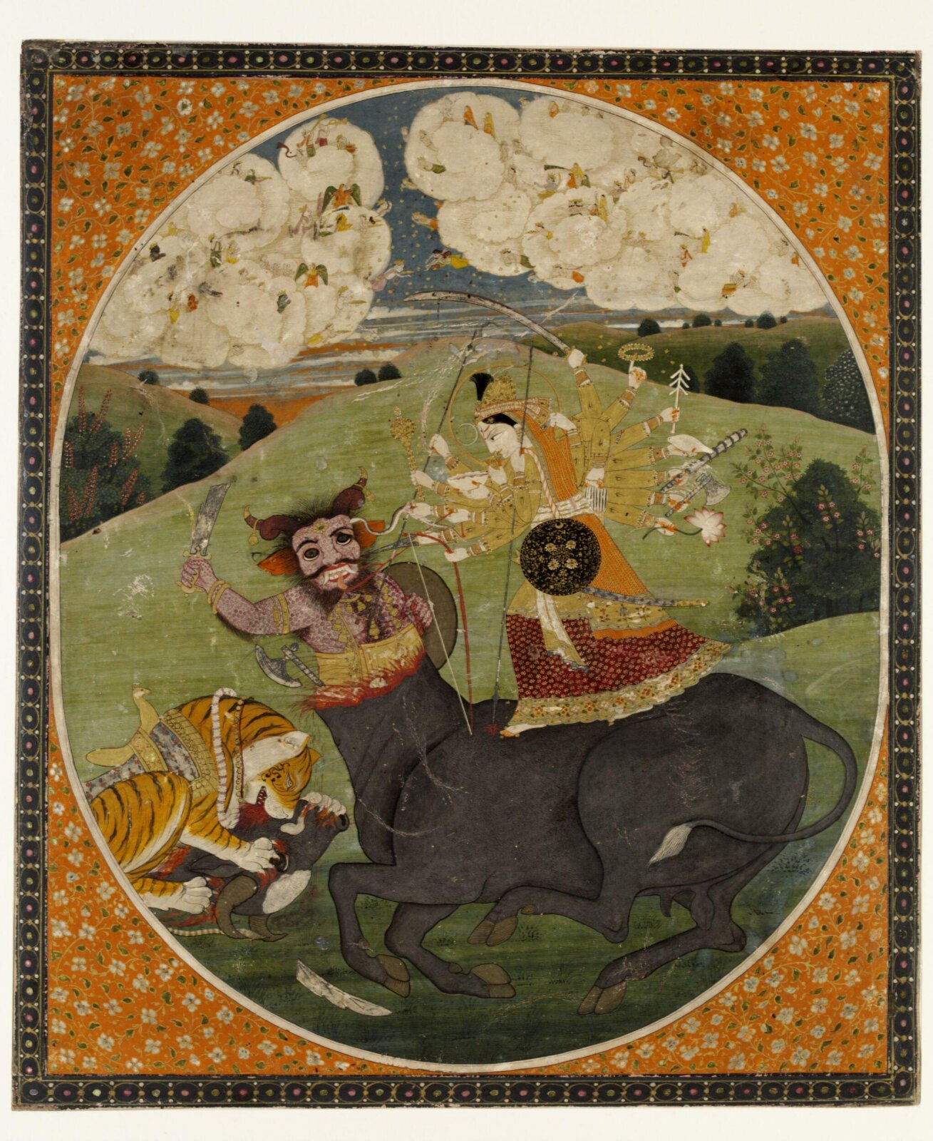 Durga and Mahishasura, ca. 1830