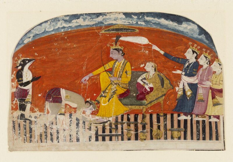 Hanuman, Rama and Sita