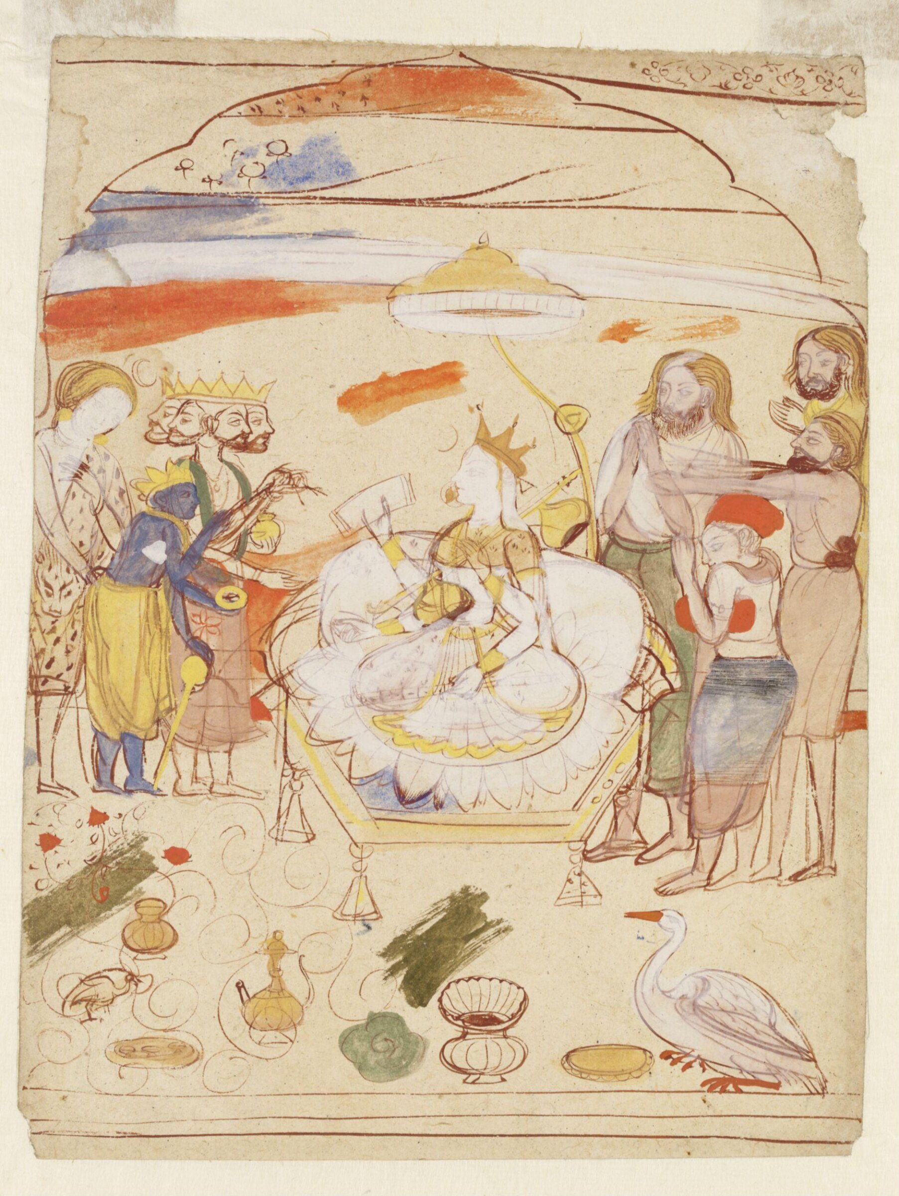 Painting, Mangnu, ca. 1870