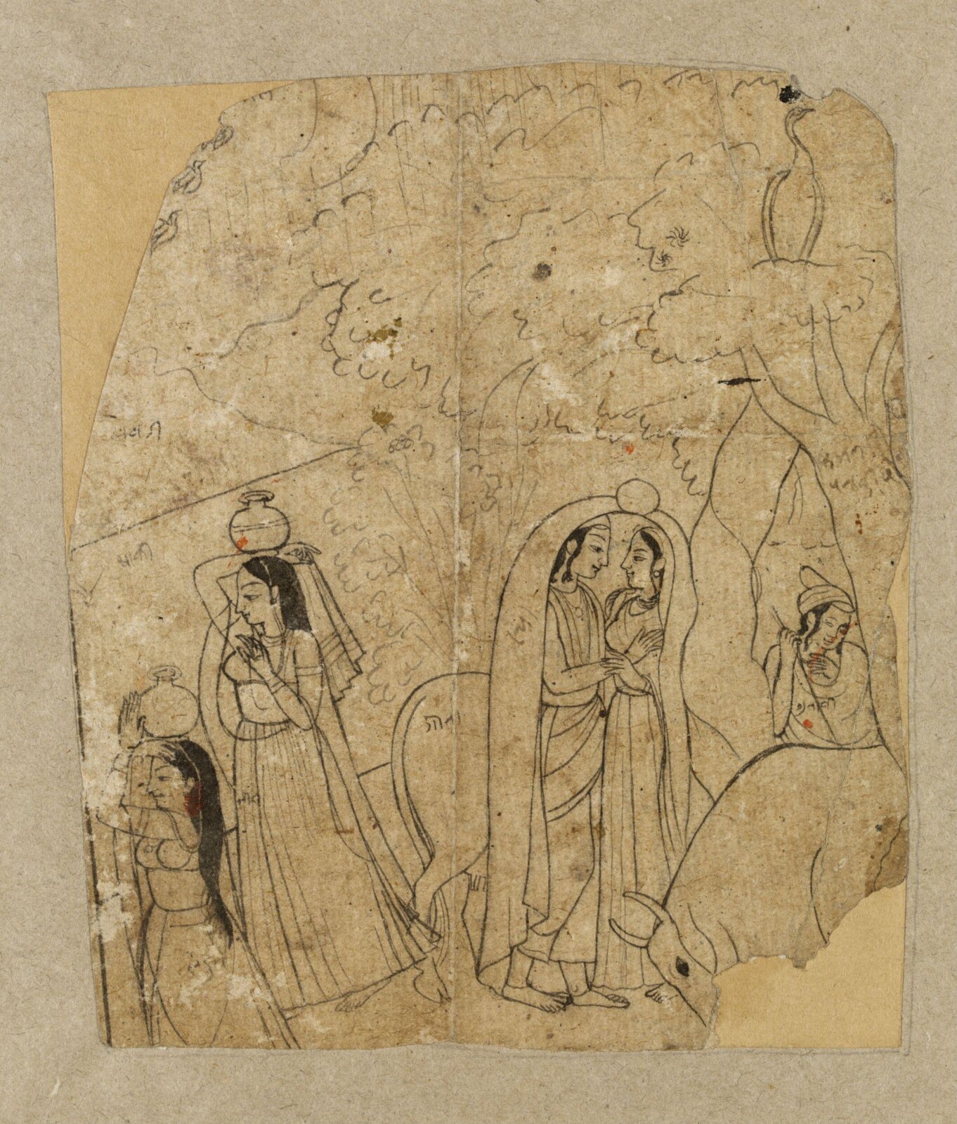 Radha and Krishna, ca. 1800 - ca. 1820
