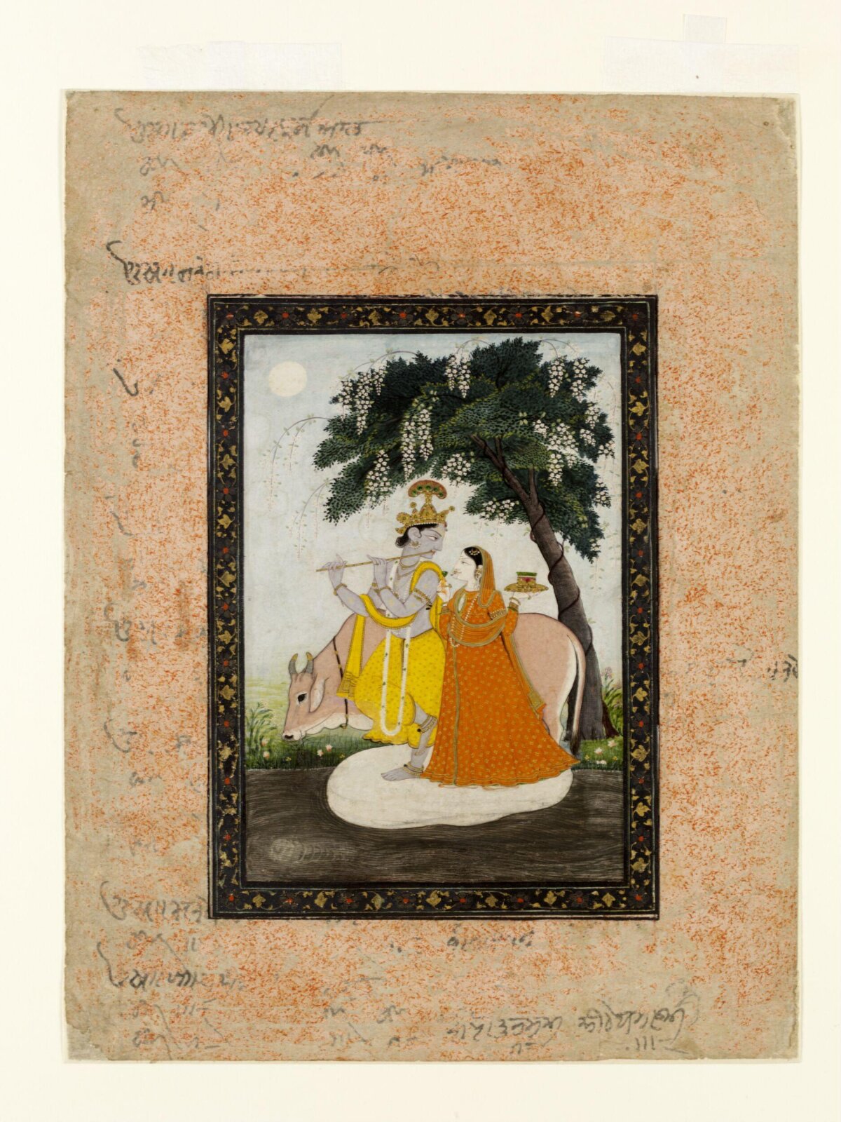 Krishna and Radha, ca. 1840