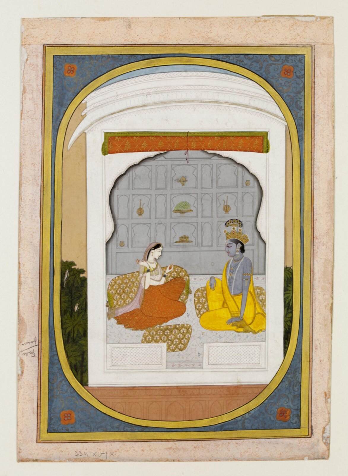 Radha and Krishna, ca. 1820 - ca. 1825