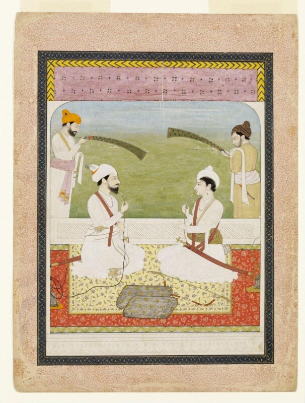Raja Prakash Chand and Raja Sansar Chand