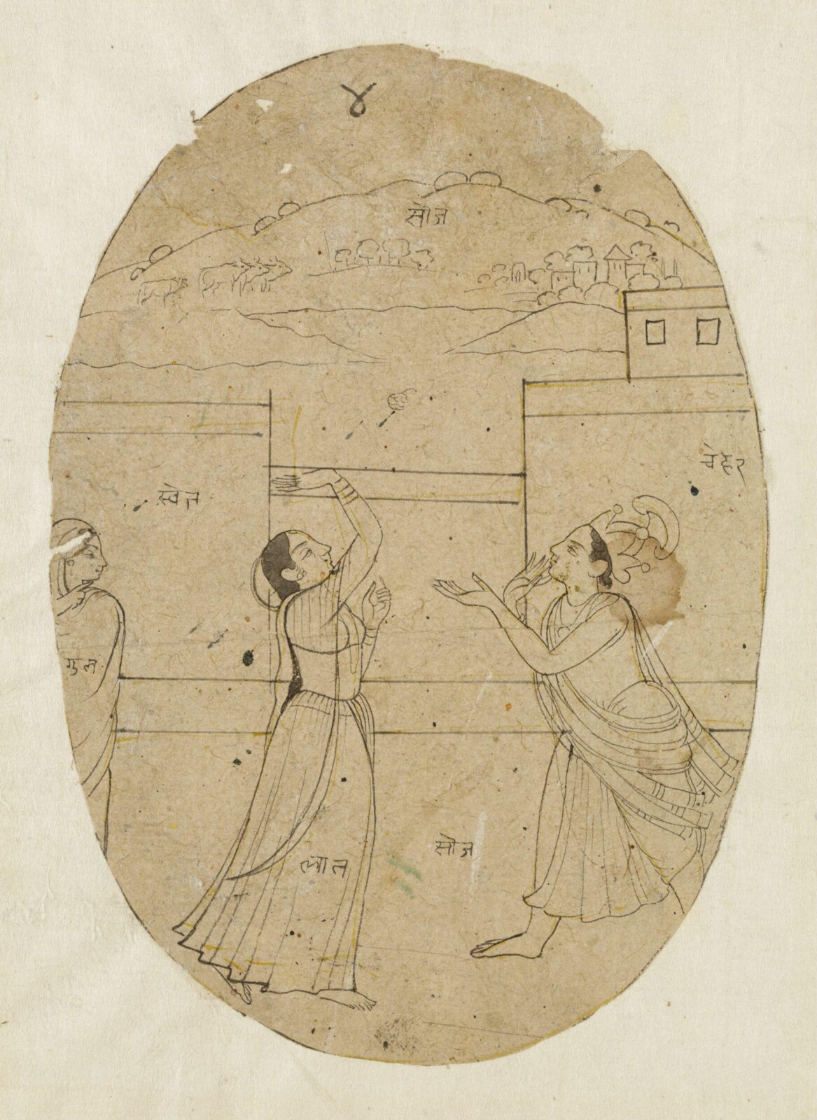 Radha and Krishna, ca. 1790