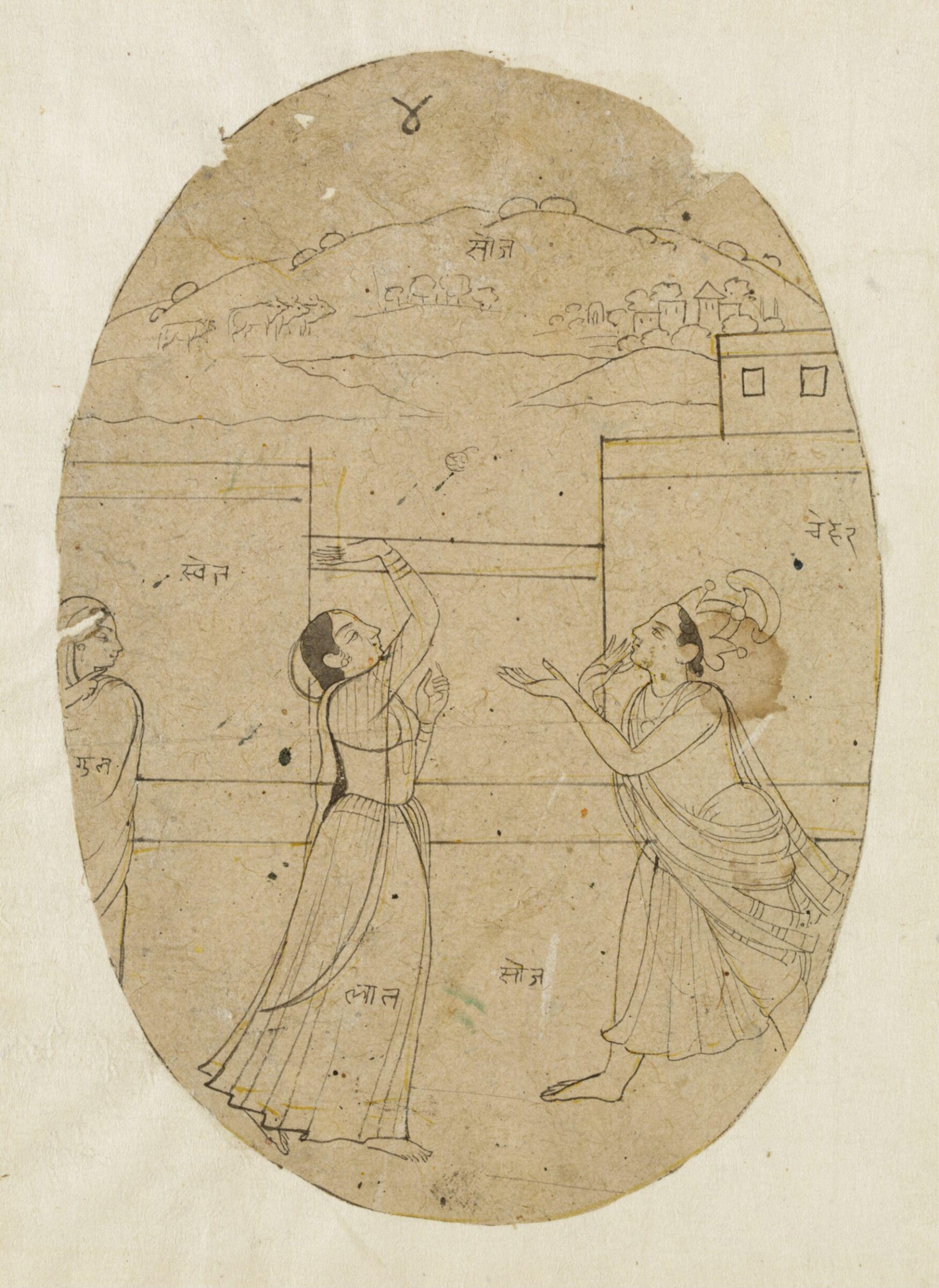Radha and Krishna, ca. 1790