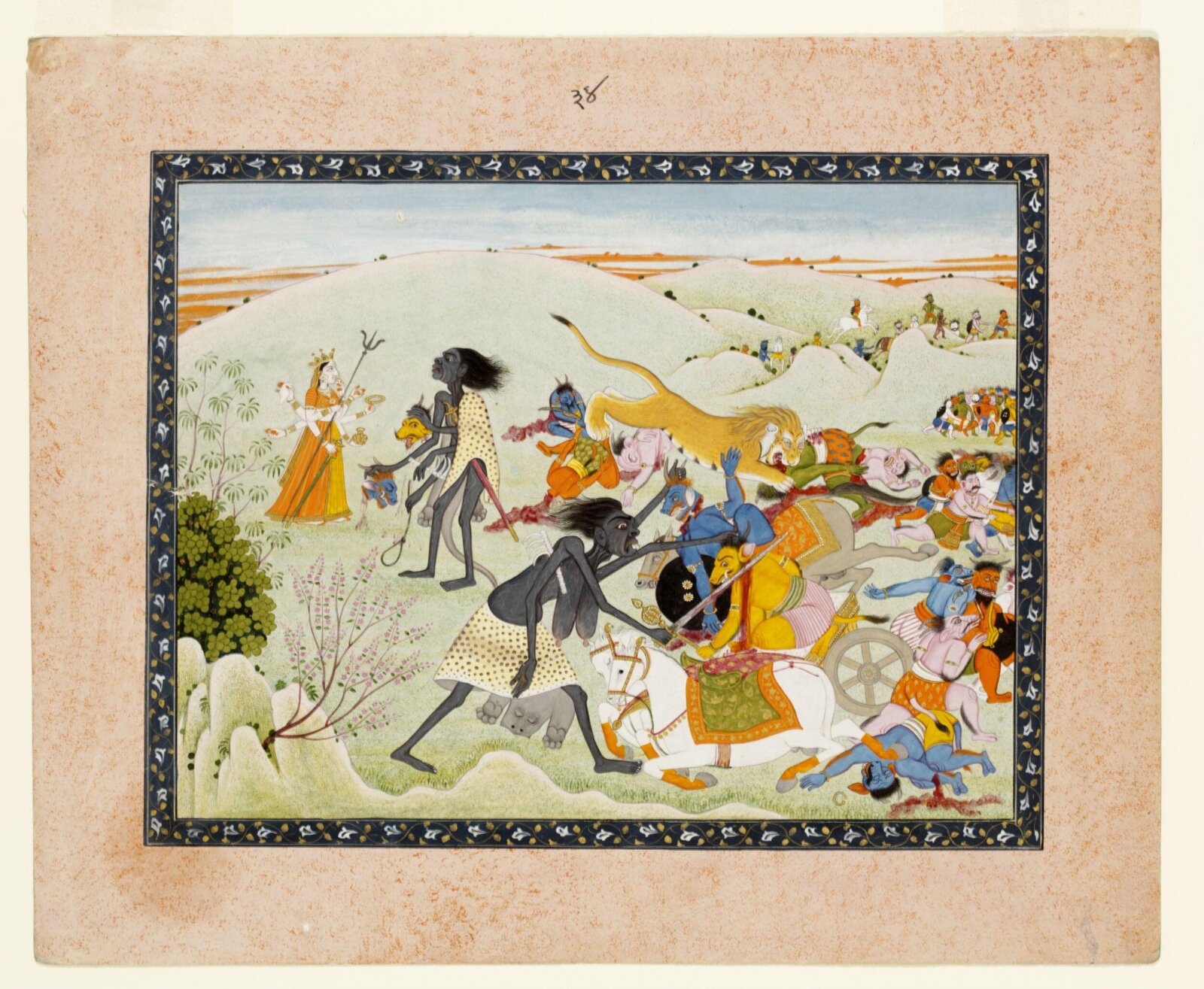 Kali, Durga, Chanda and Munda, ca.1800 - ca. 1820