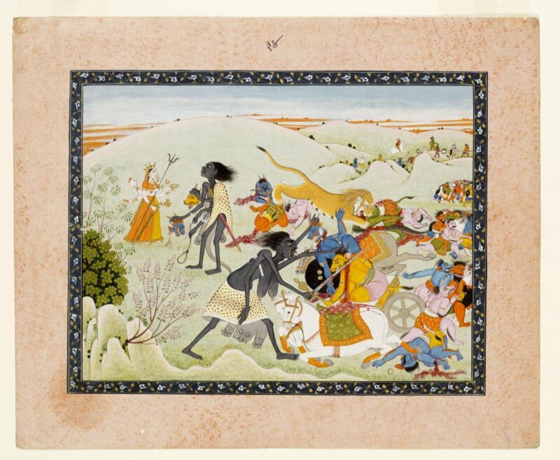 Kali, Durga, Chanda and Munda