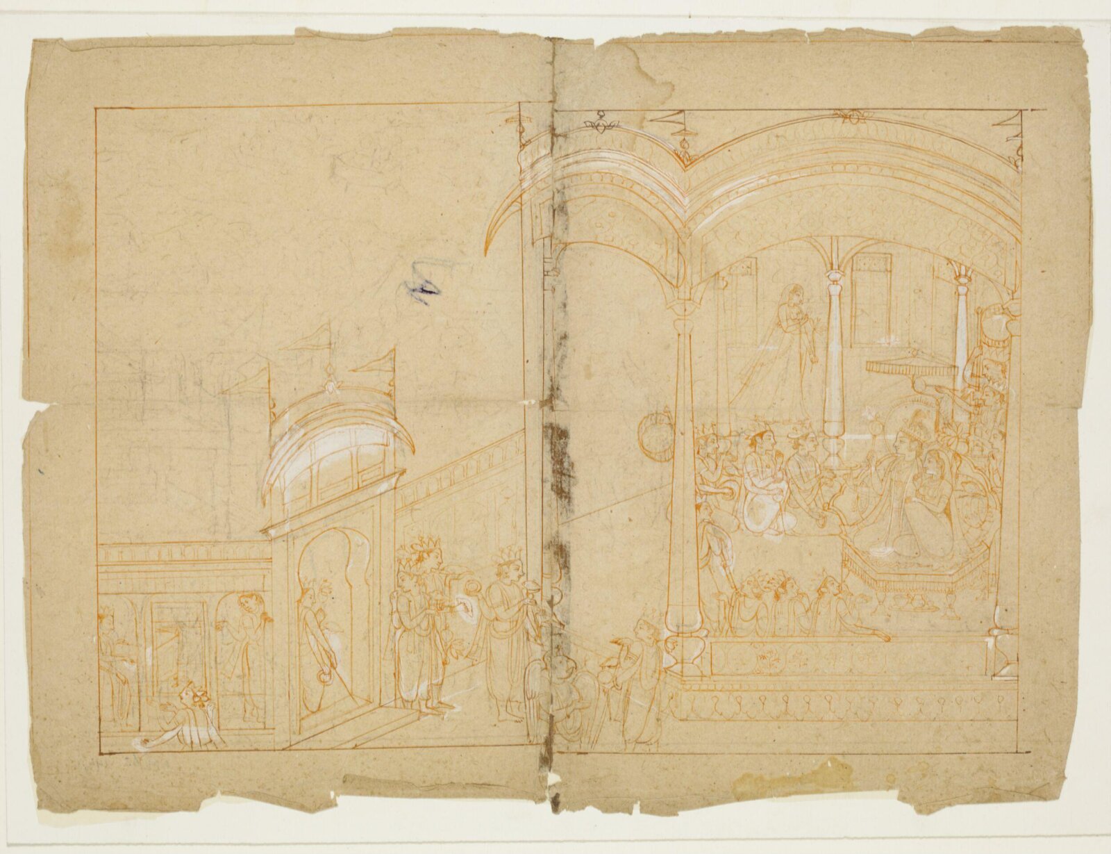 Vishnu and Lakshmi, early 19th century
