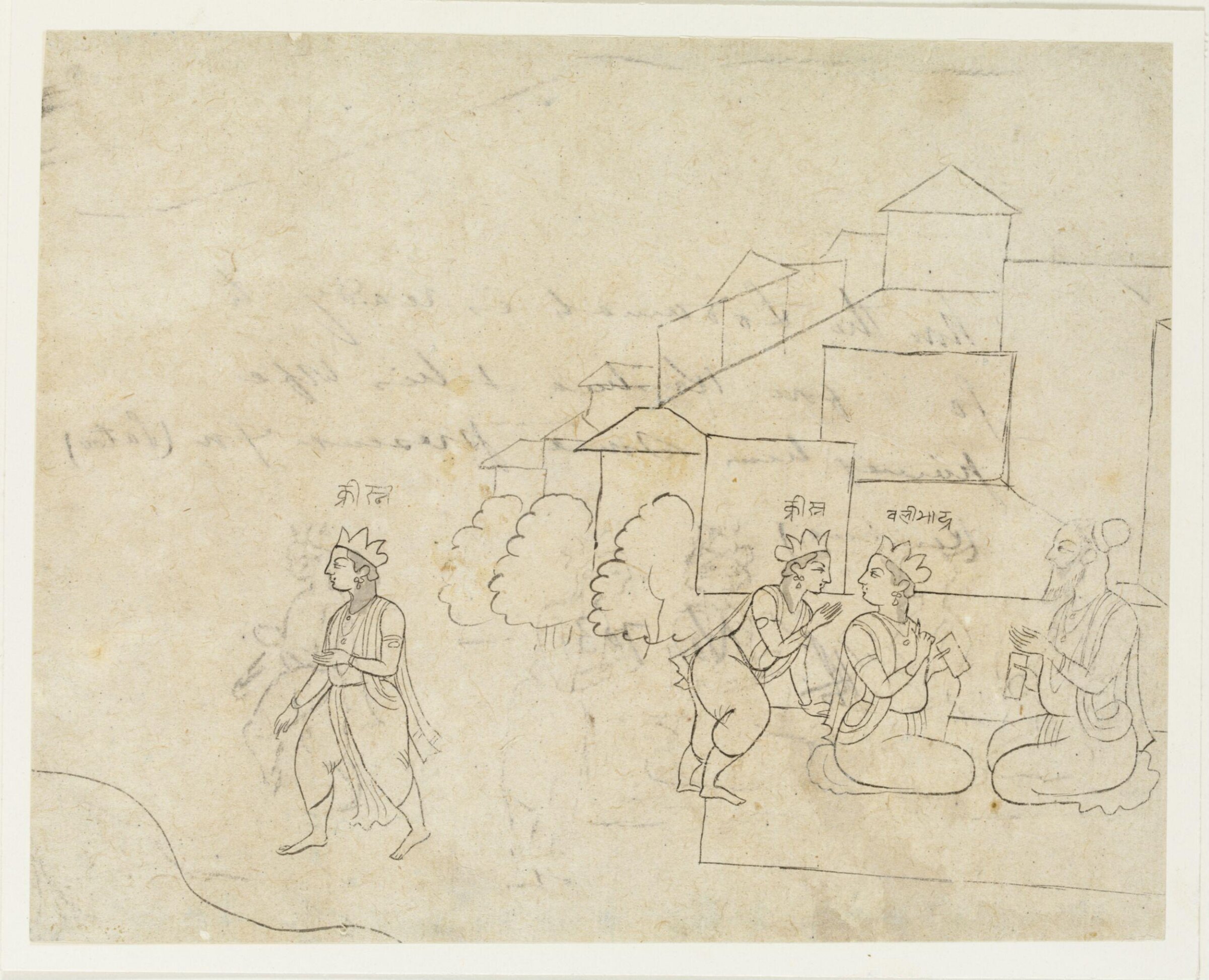 Krishna and Balabhadra, ca. 1800