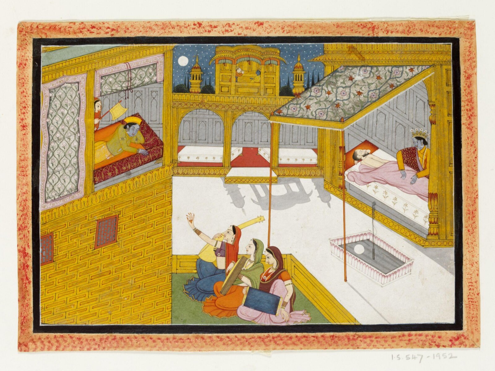 Sudama and Krishna, ca. 1775 - ca. 1790