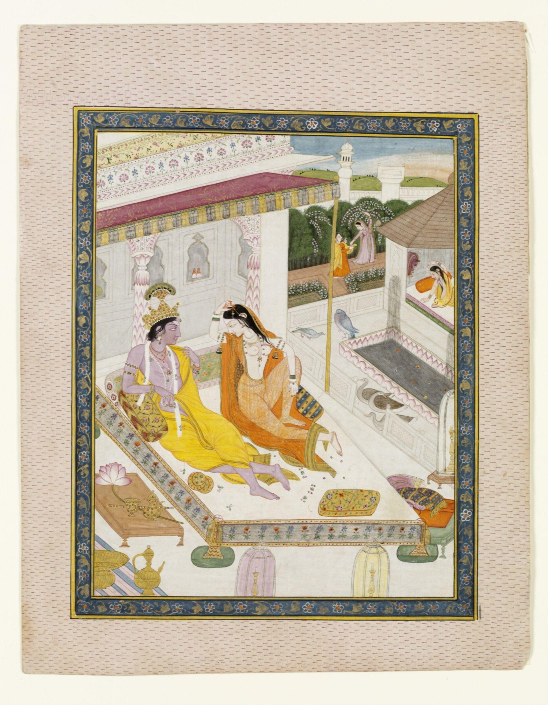 Radha and Krishna, ca. 1860 - ca. 1870
