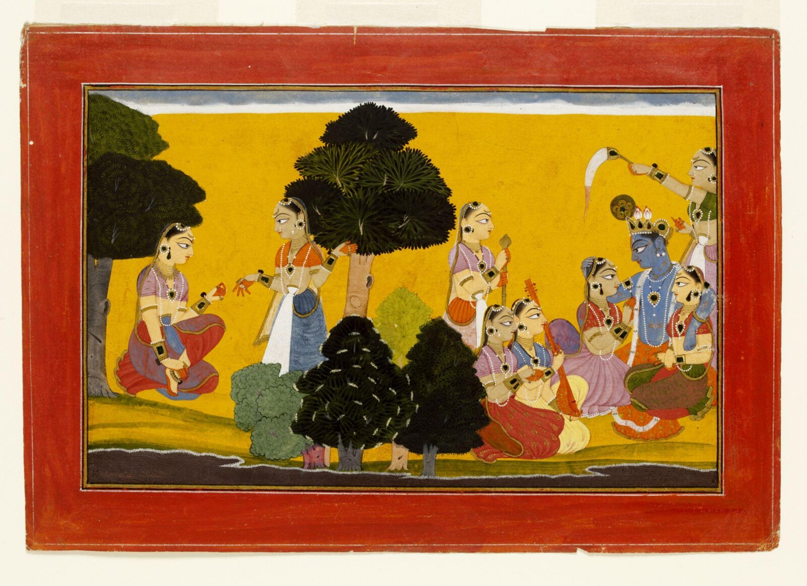 Radha and Krishna, ca. 1730-1735
