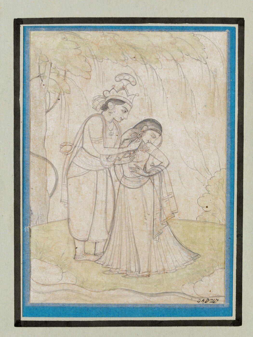 Unknown, Krishna and Radha