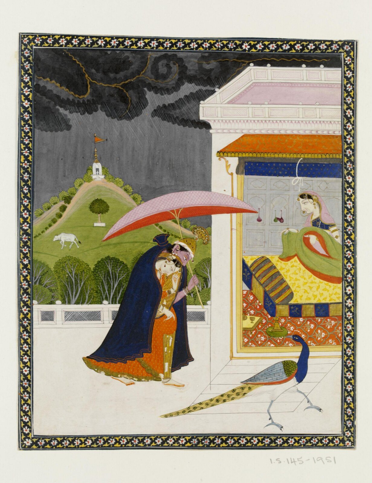 Radha and Krishna, ca. 1830 - ca. 1840