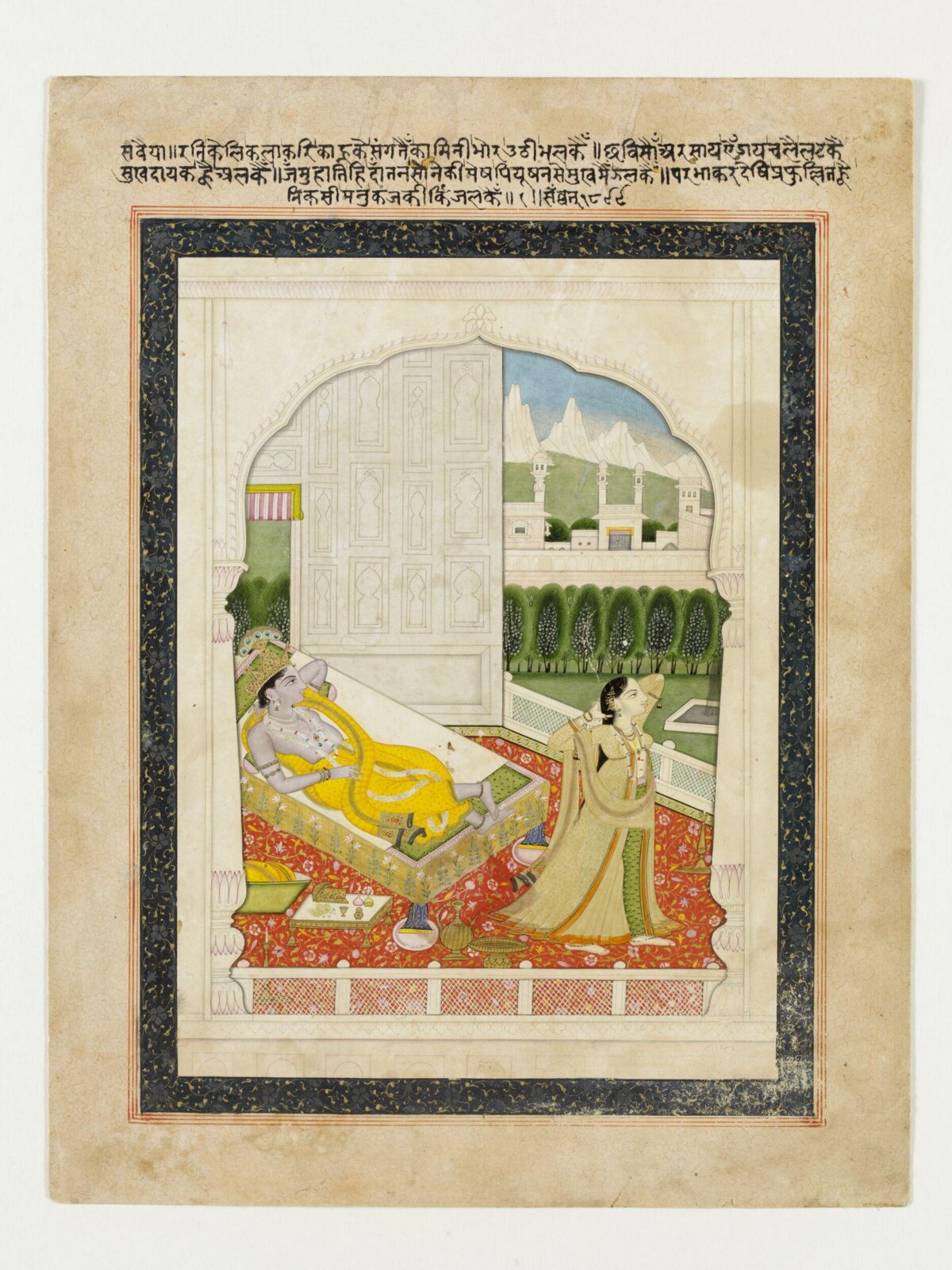 Radha and Krishna, ca. 1810 - ca. 1825