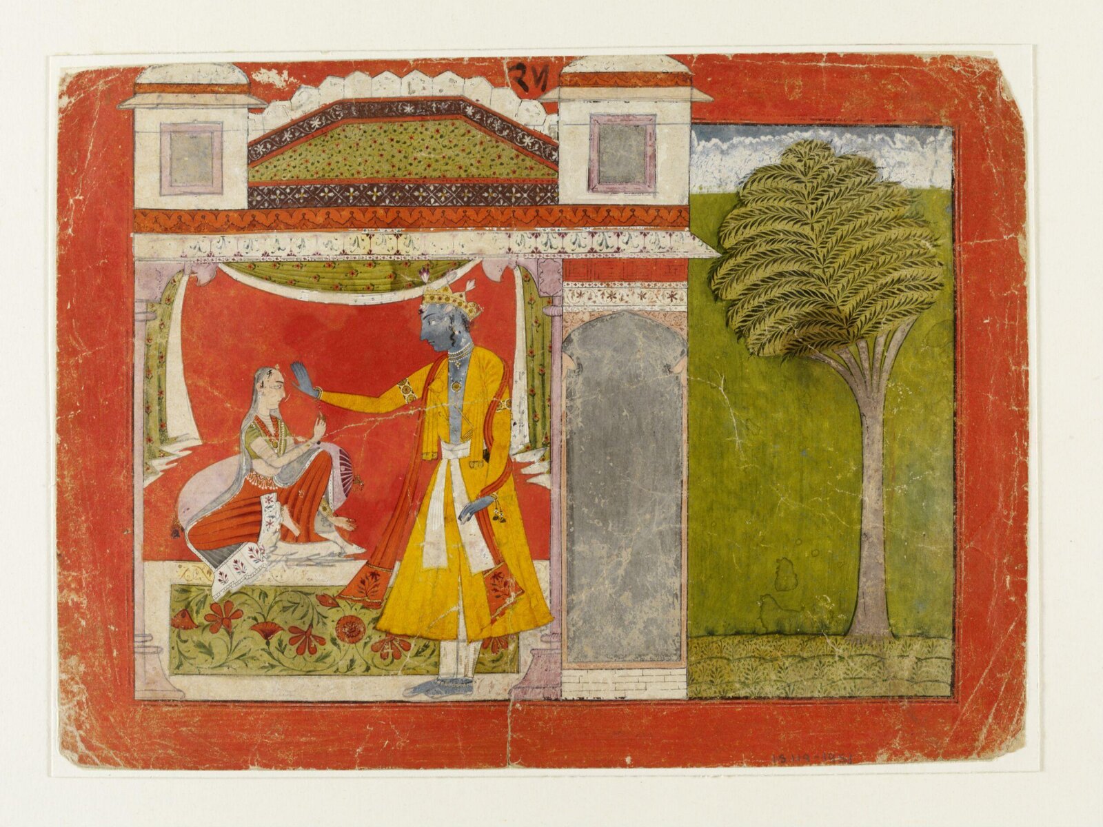 Krishna and Radha, ca. 1680 - ca. 1700