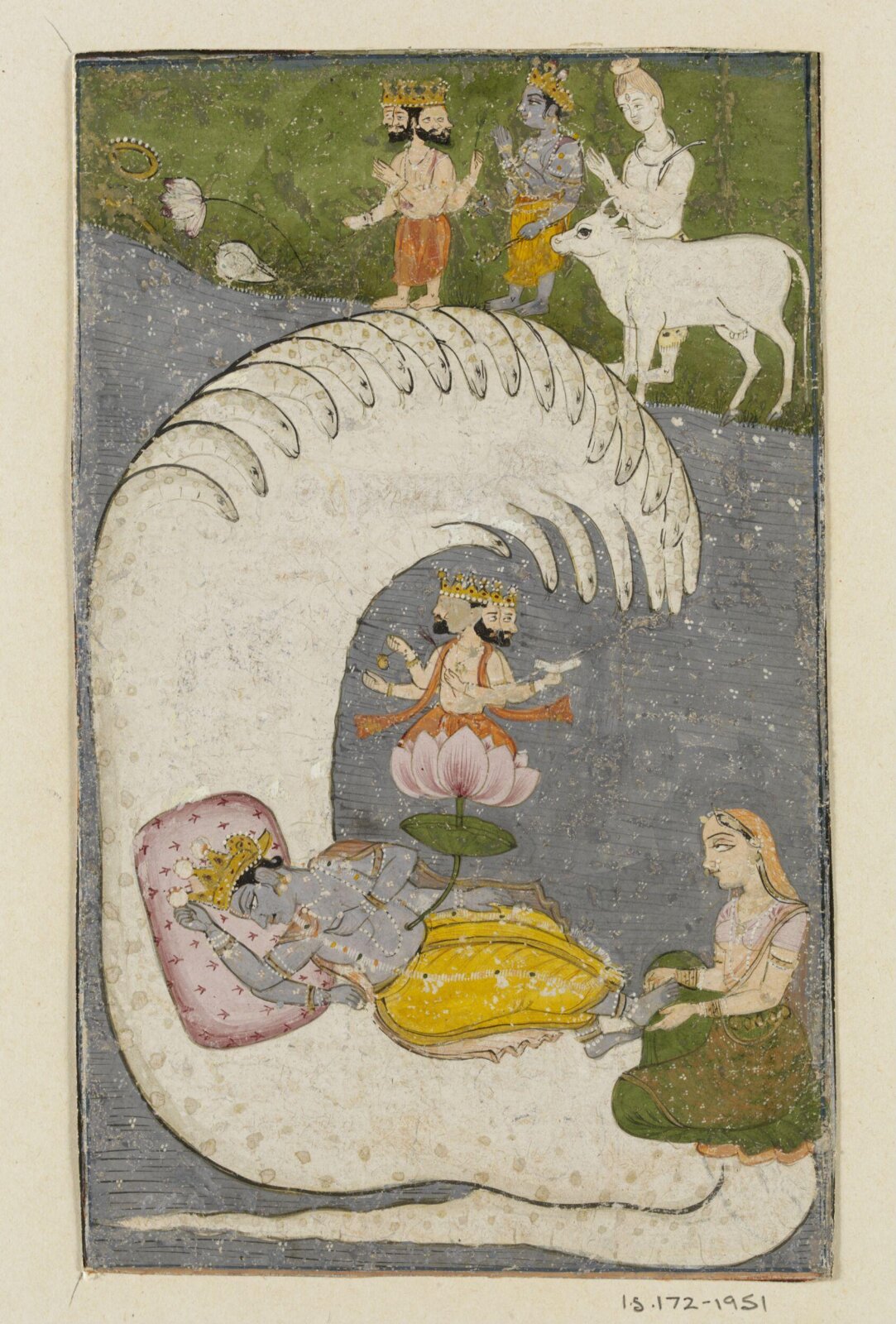 Vishnu and Lakshmi, ca. 1730 - ca. 1740