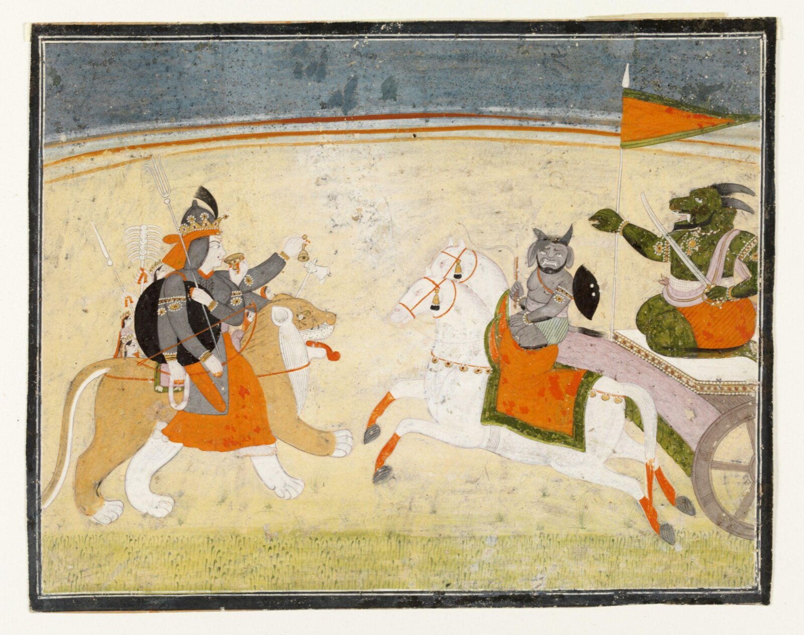 Durga, Punch, ca. 1750