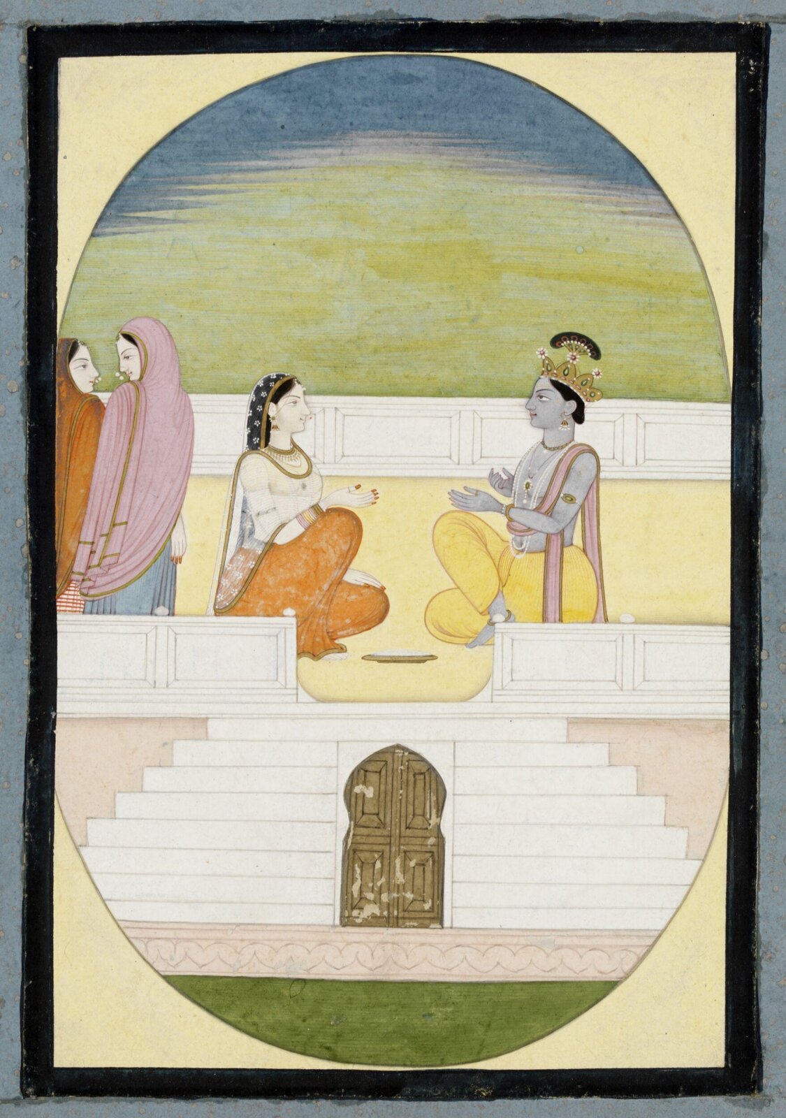 Radha and Krishna, ca. 1820