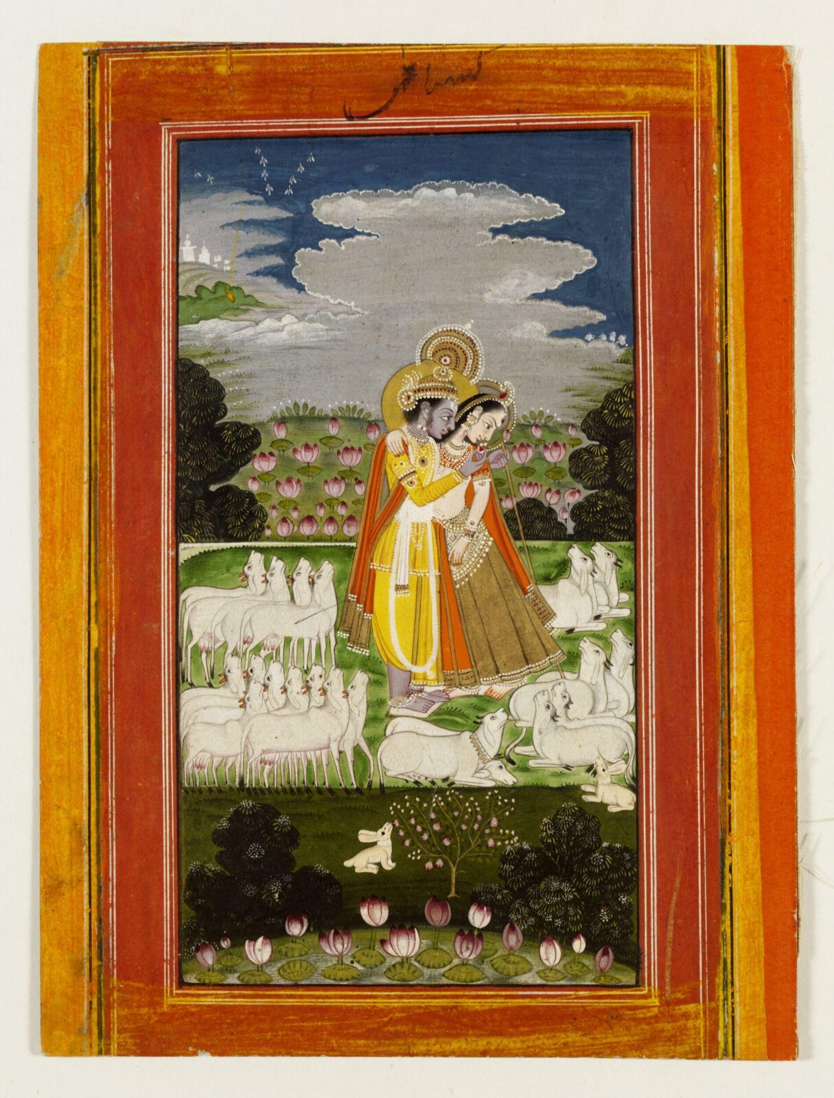 Radha and Krishna, ca. 1850
