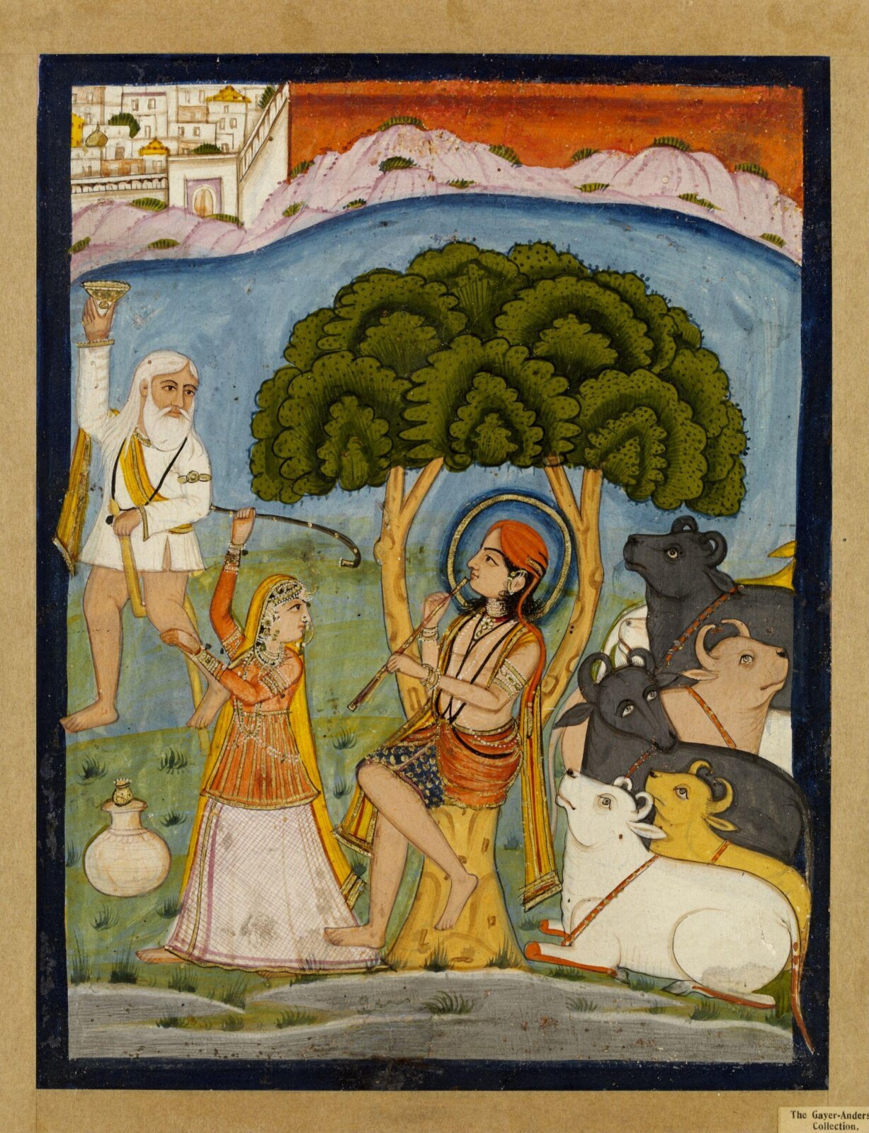 Krishna and Radha, ca. 1840
