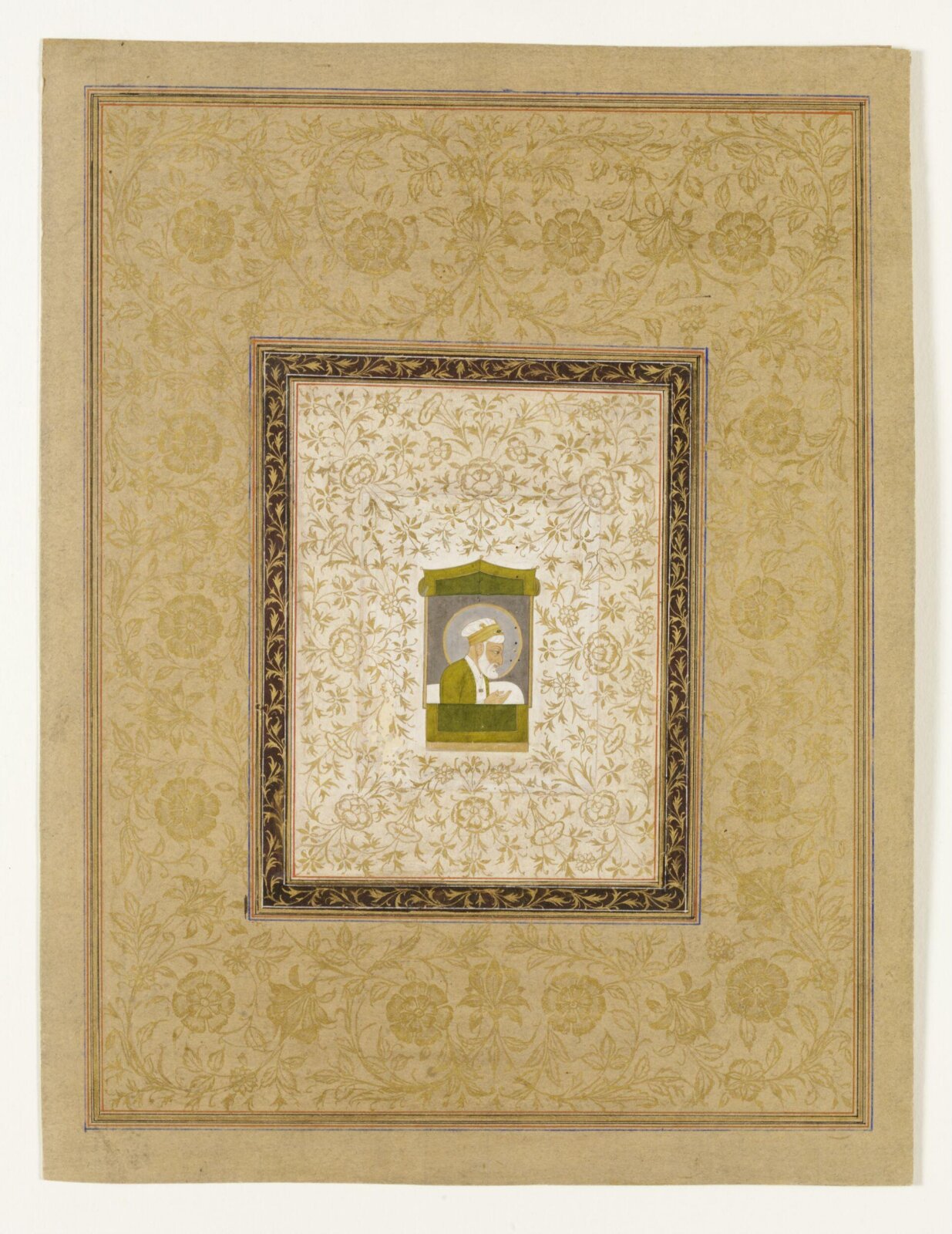 The emperor 'Alamgir in old age, ca. 1700