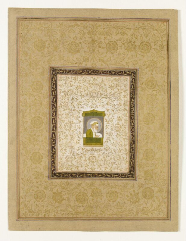 The emperor 'Alamgir in old age