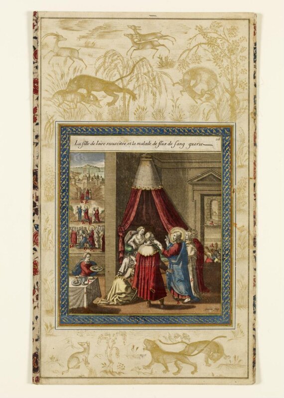 La fille de laire resuscitee et la malade de fluxe de sang guerie