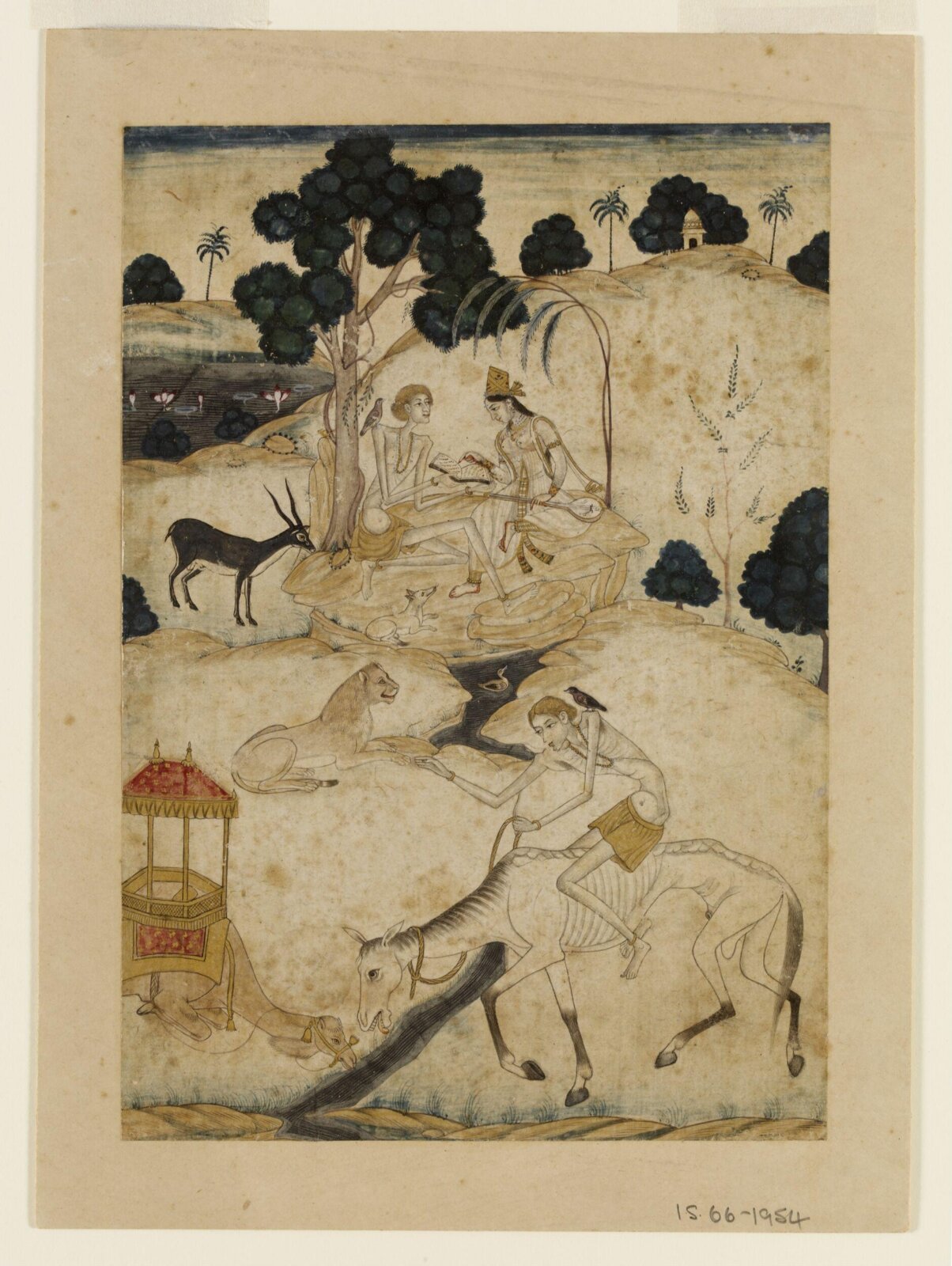 Layla adn Majnun, late 18th century
