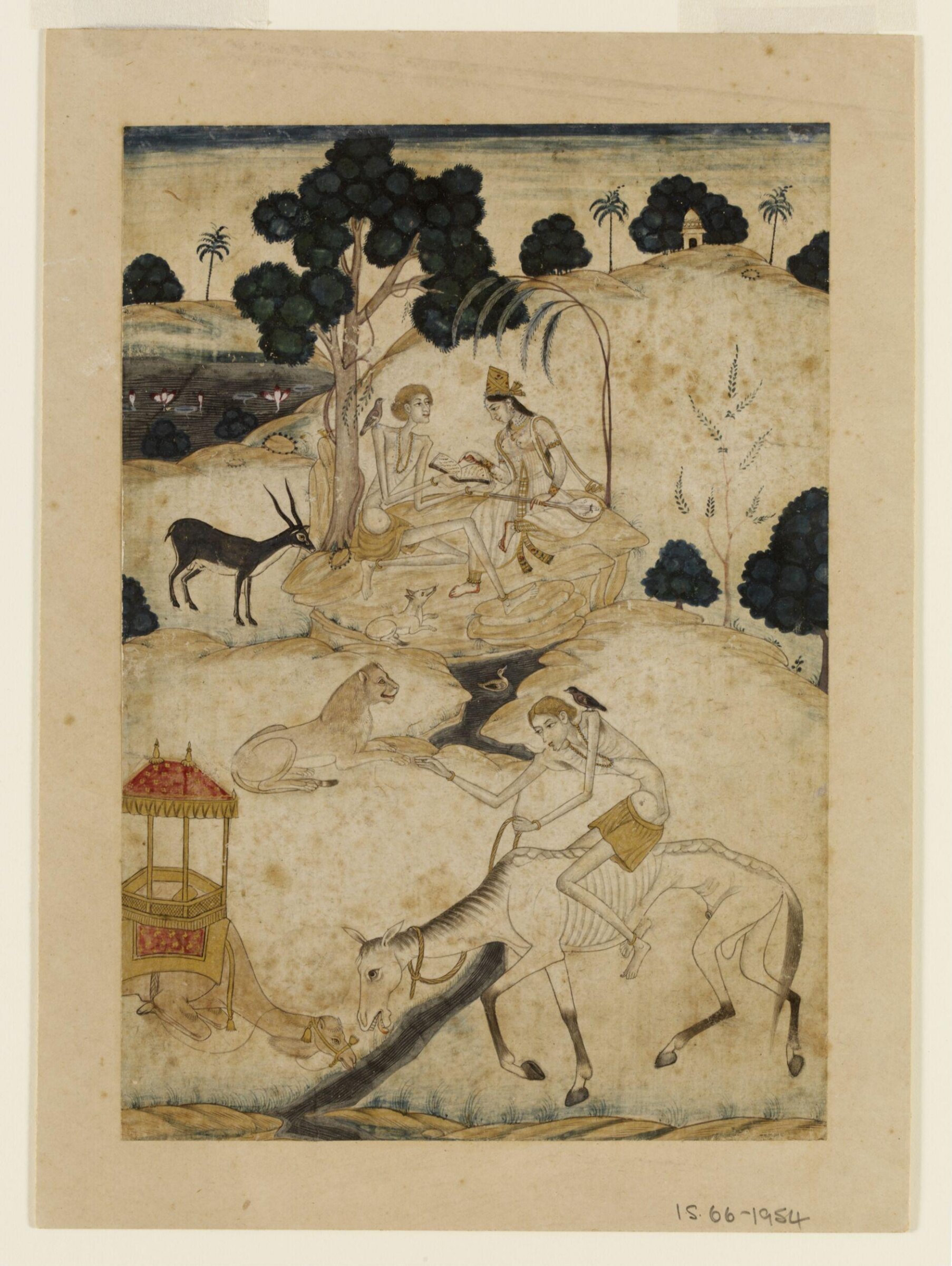 Layla adn Majnun, late 18th century