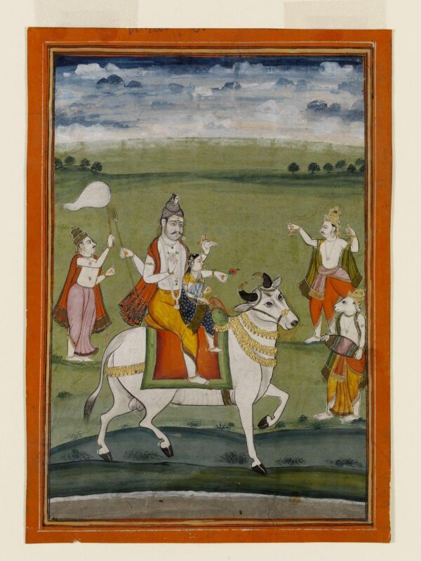 Shiva, Parvati and Nandi 