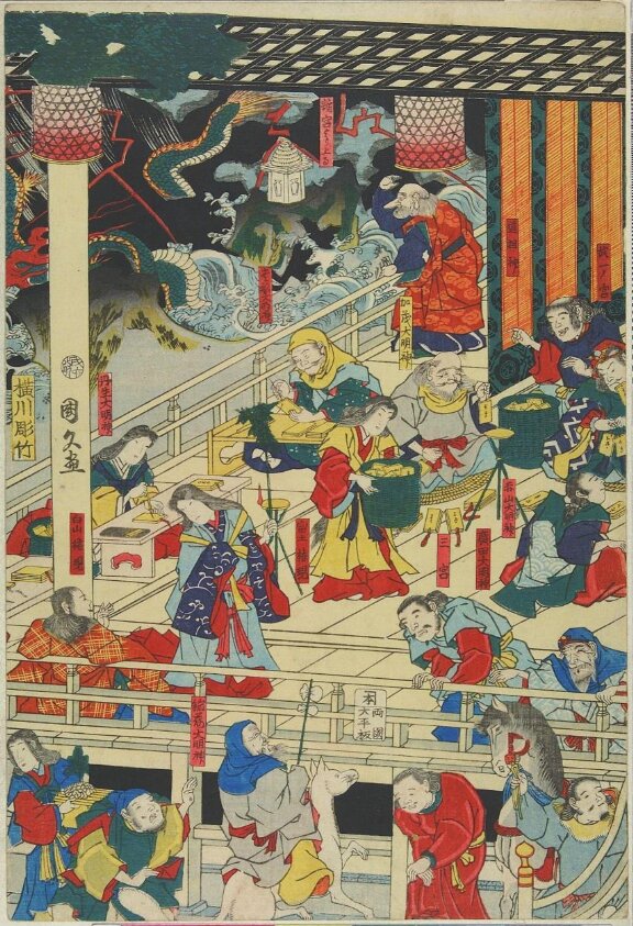 Meeting of Deities by Kunihisa
