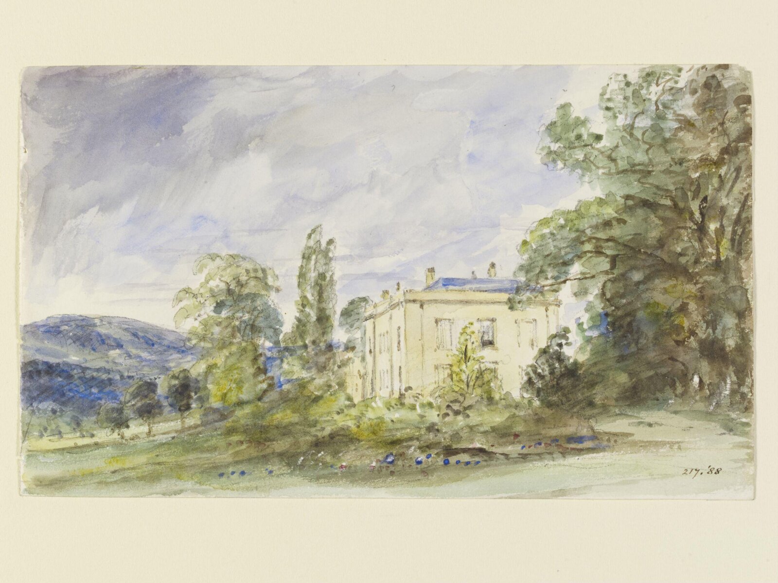 Bignor Park, Sussex, John Constable, 10? July 1834