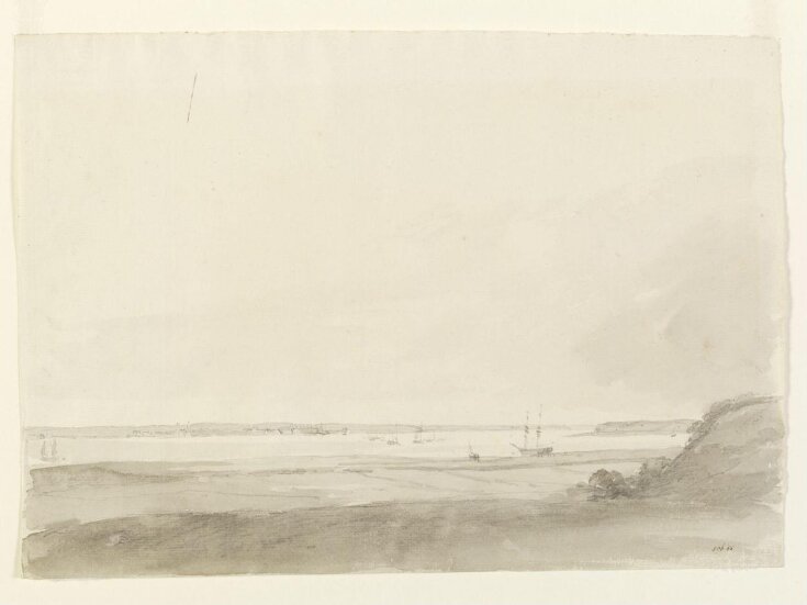 View from the shore over the Thames or the Medway | John Constable | V ...