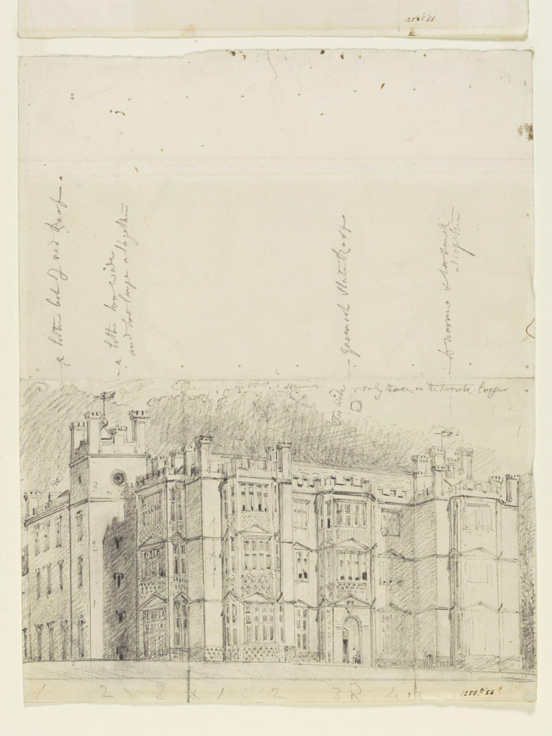Englefield House, Berkshire, Constable, possibly August 1832