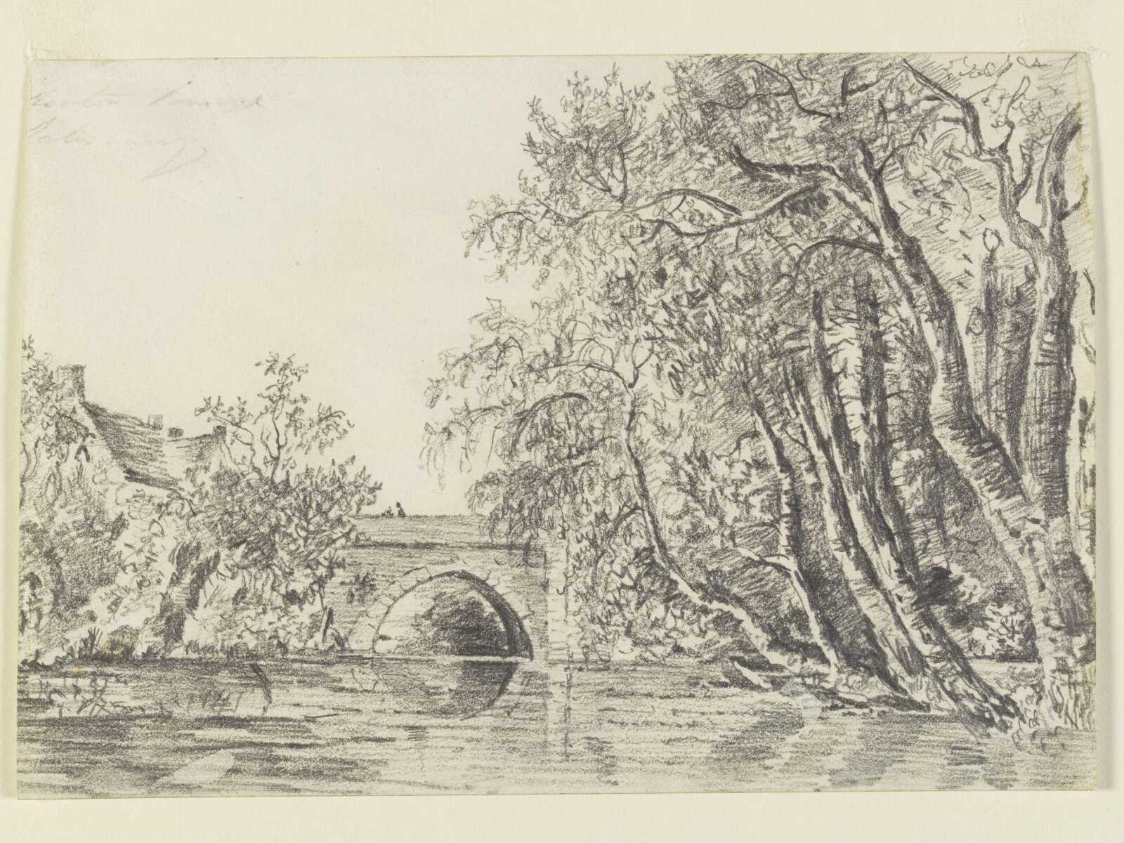 Fisherton Bridge, Salisbury, Constable, ca. 1829