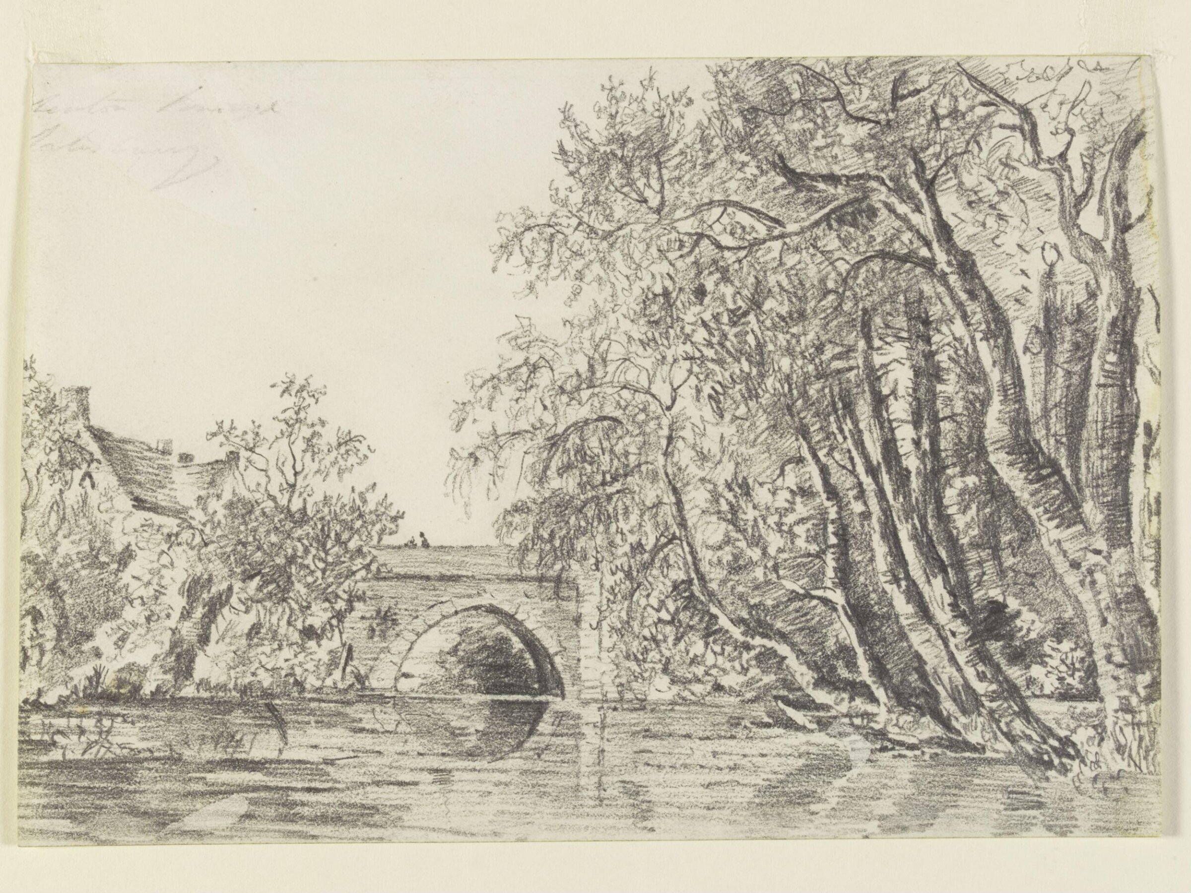 Fisherton Bridge, Salisbury, Constable, ca. 1829