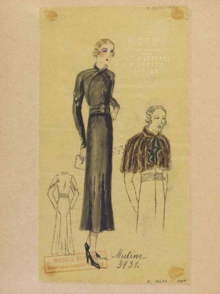 Hiver, 1933-34, Robes d'Après-midi et Tea Gowns. top image