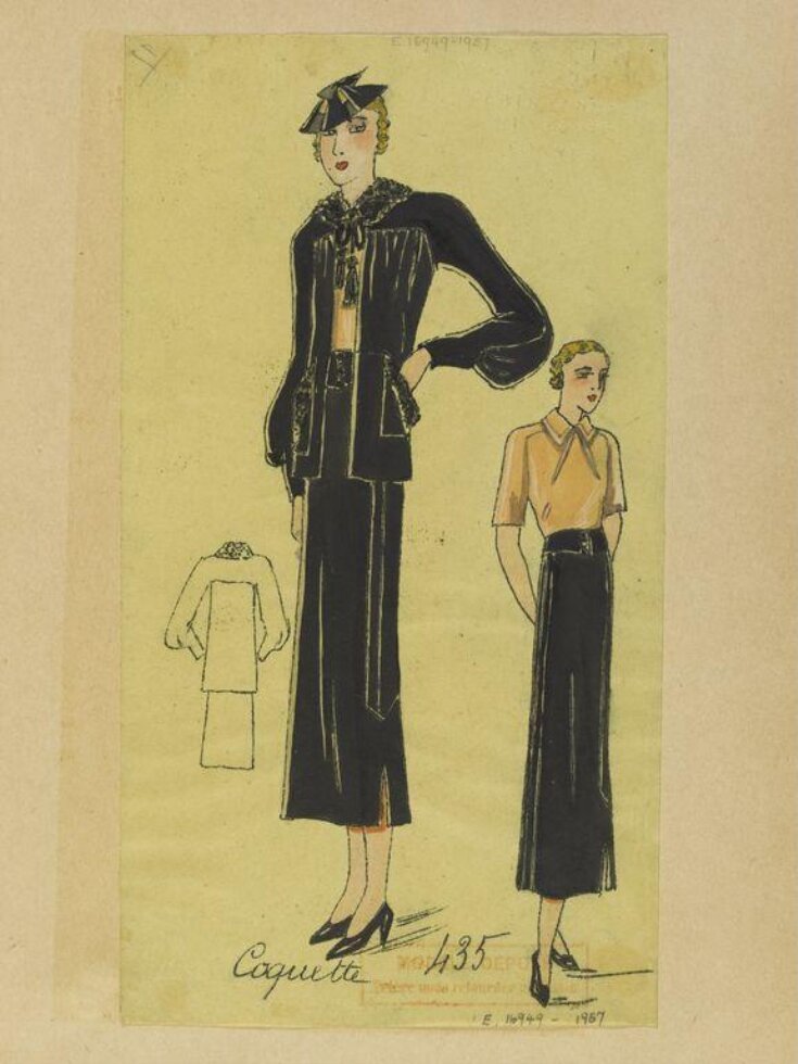 Hiver 1934-35, Été, 1935, Costumes et Manteaux top image