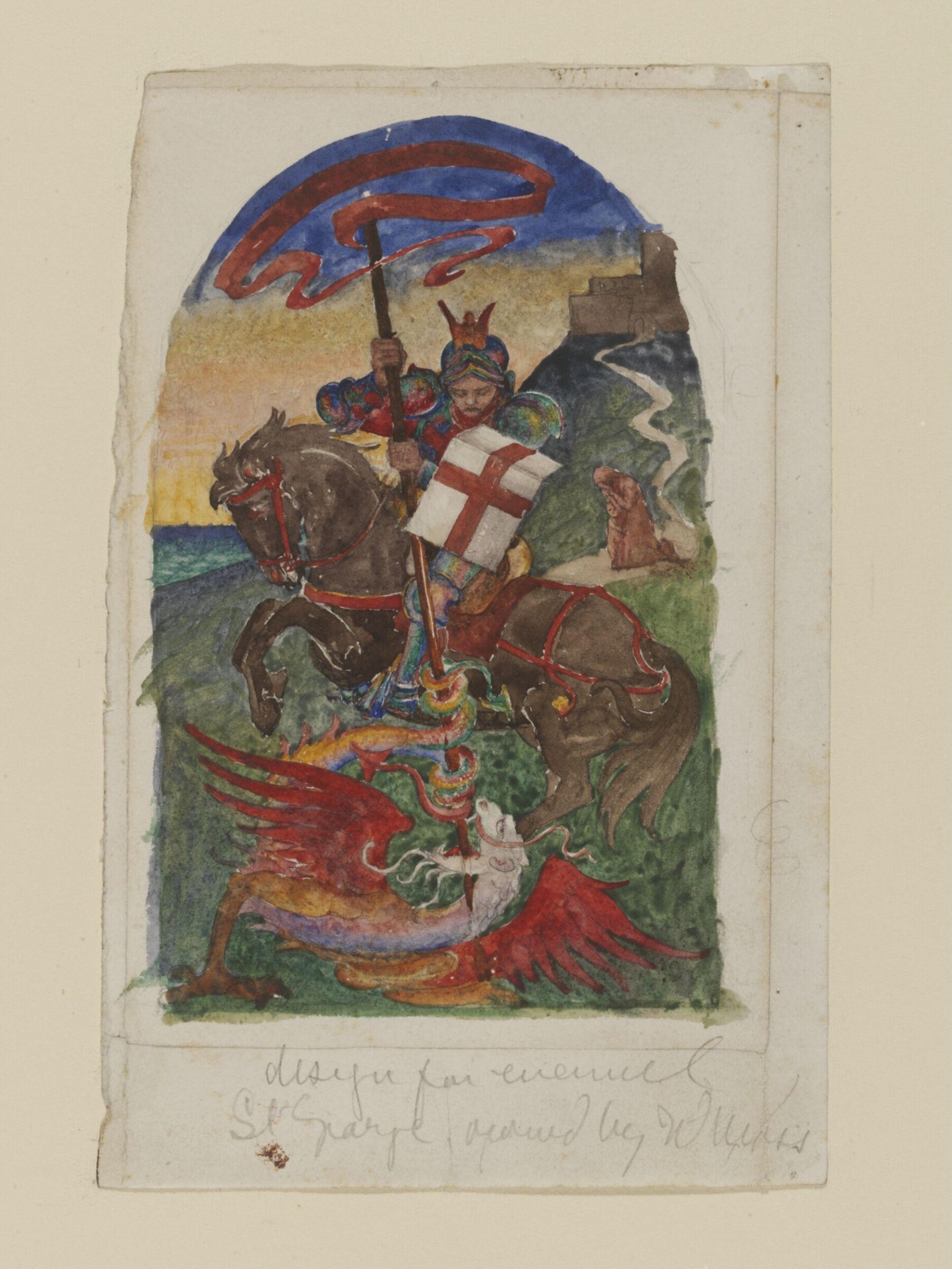 St. George and the Dragon, Phoebe Anna Traquair