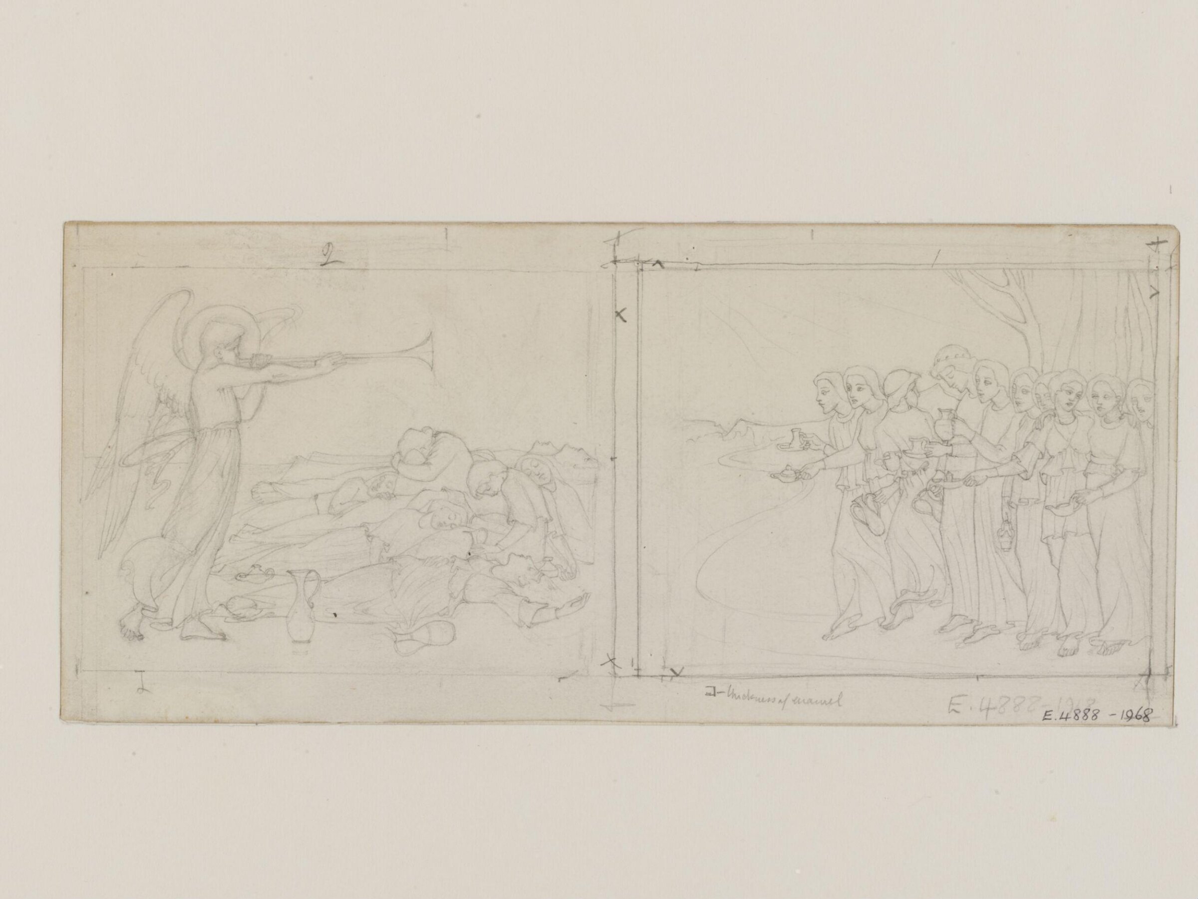 Drawing, Phoebe Anna Traquair, ca. 1900