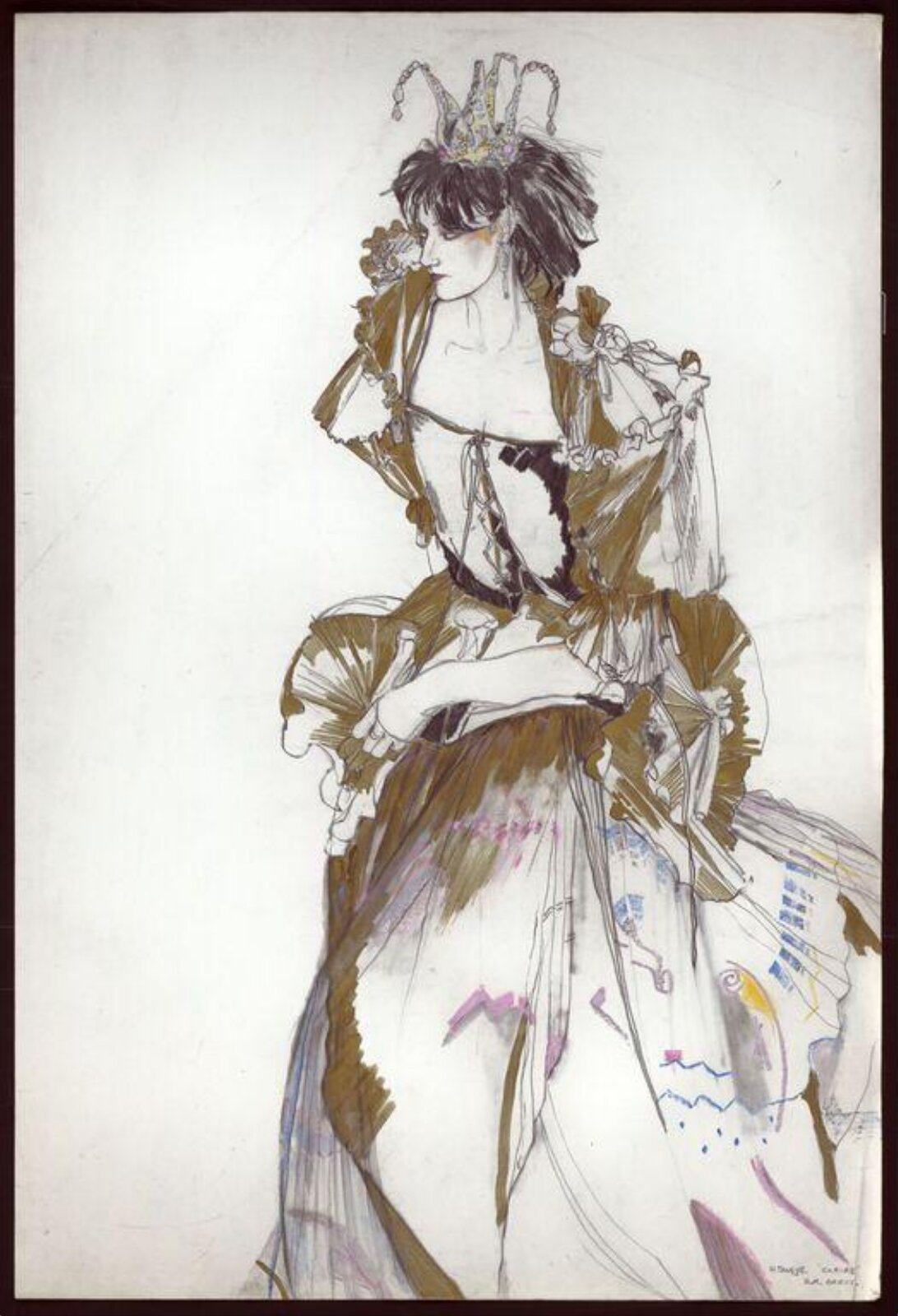 Drawing, Howard Tangye, 1980s