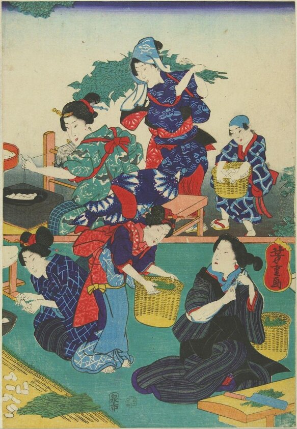 Woodblock print by Utagawa Yoshishige