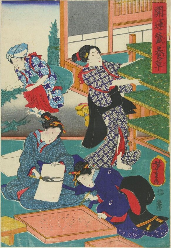 Woodblock print by Utagawa Yoshishige