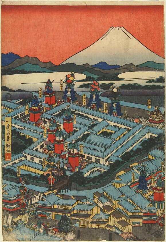 Woodblock print by Utagawa Yoshitsuna