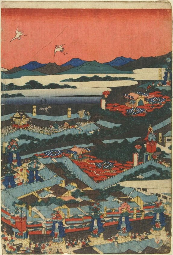 Woodblock print by Utagawa Yoshitsuna