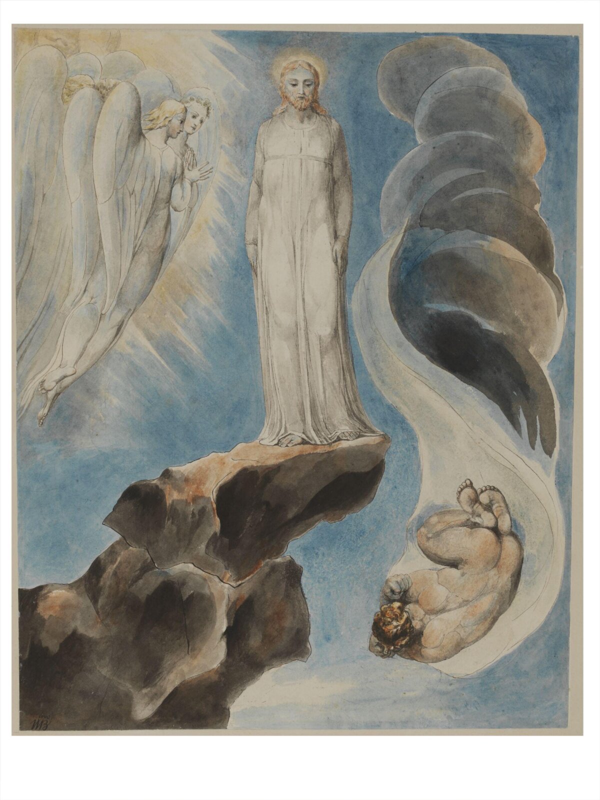 The Third Temptation, William Blake, ca. 1803-5